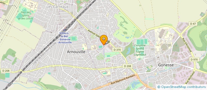 localisation de l'entreprise CARLOS BATIMA à GONESSE