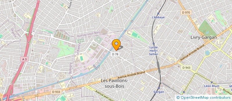 localisation de l'entreprise CARLOS BATIMENT à LES PAVILLONS-SOUS-BOIS