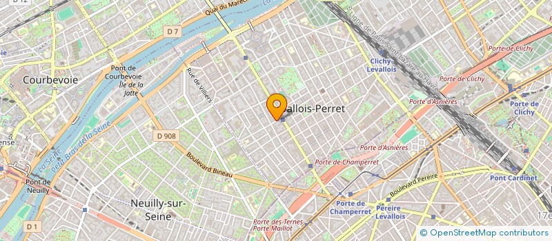 localisation de l'entreprise CARLOS BATIMENT SERVICES à LEVALLOIS-PERRET