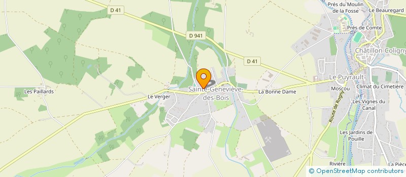 localisation de l'entreprise CARLOS CHARPENTE SARL à SAINTE-GENEVIEVE-DES-BOIS