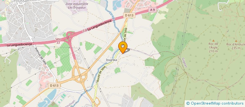 localisation de l'entreprise CARLOS DIAZ PRODUCTION  BALARUC-LE-VIEUX