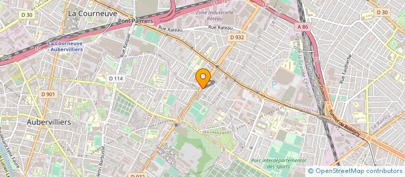 localisation de l'entreprise CARLOS MSC SARL à LA COURNEUVE