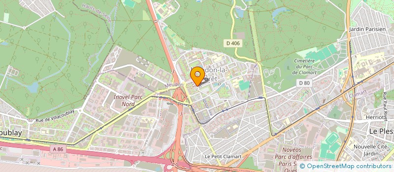 localisation de l'entreprise CARLOS RENOV-BAT à MEUDON