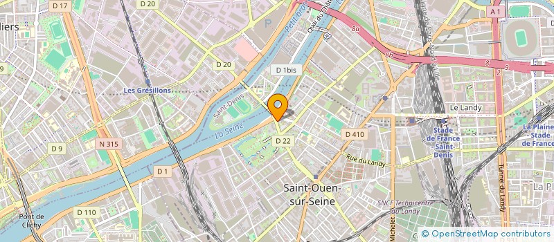 localisation de l'entreprise CARLOS RENOVATION à SAINT-OUEN-SUR-SEINE