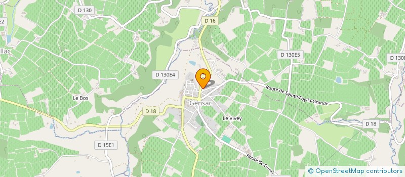 localisation de l'entreprise CARLOT  GENSAC