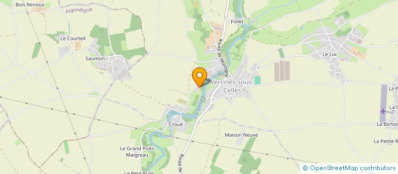 localisation de l'entreprise CARLOTA MILANO  CELLES-SUR-BELLE