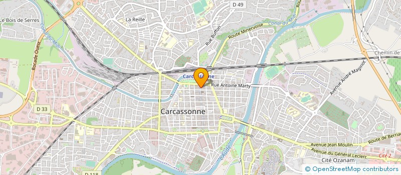 localisation de l'entreprise CARLOTI à CARCASSONNE