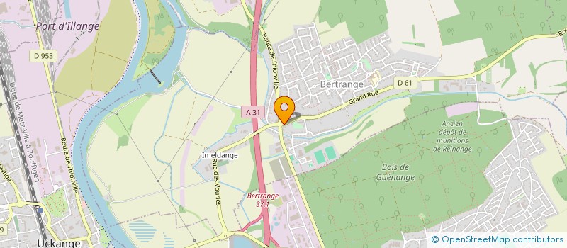 localisation de l'entreprise CARLOTTI EPOUSE ANDRE CHRISTIANE  BERTRANGE