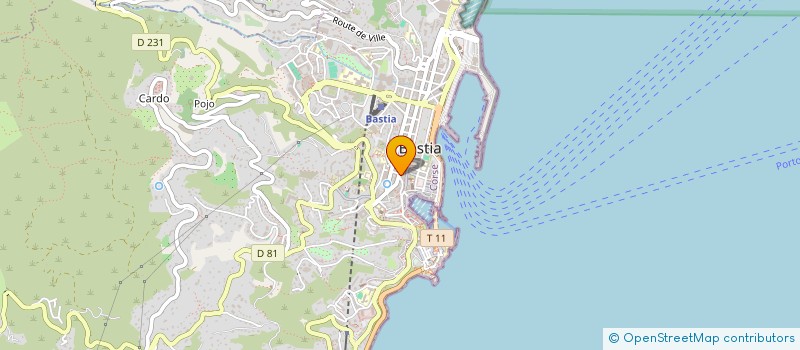 localisation de l'entreprise CARLOTTI IMMOBILIER à BASTIA