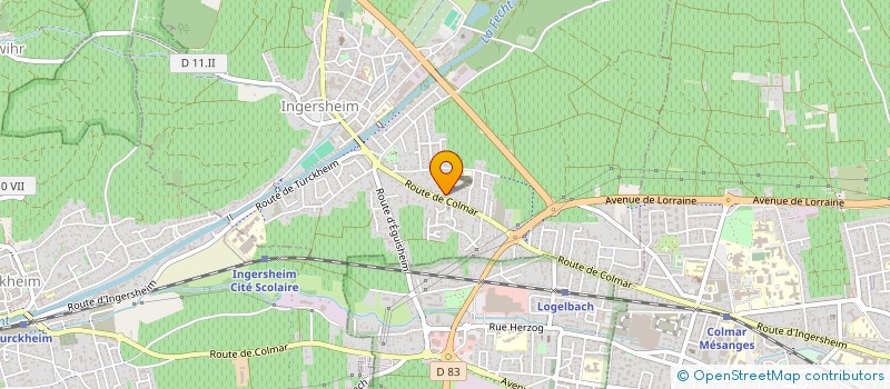 localisation de l'entreprise CARLOVINGIENS  INGERSHEIM