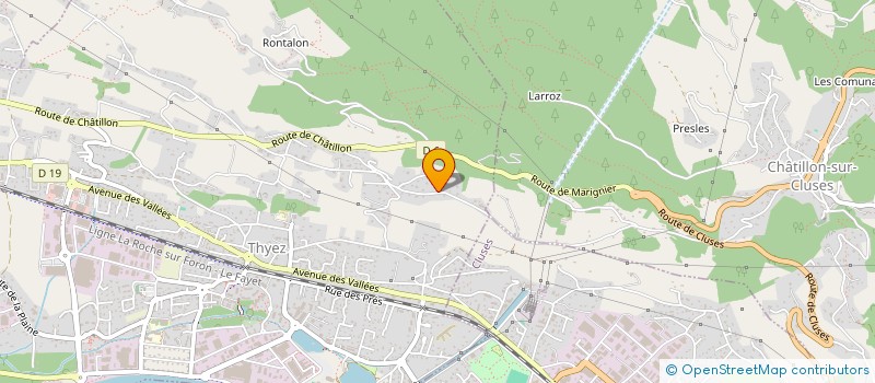 localisation de l'entreprise CARLSON FJARFESTING  THYEZ