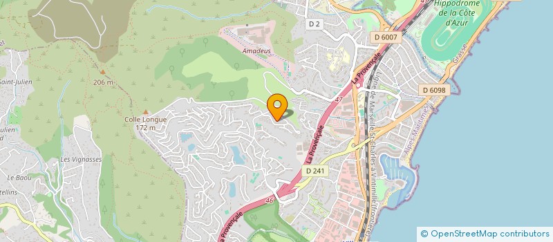 localisation de l'entreprise CARLTON  VILLENEUVE-LOUBET