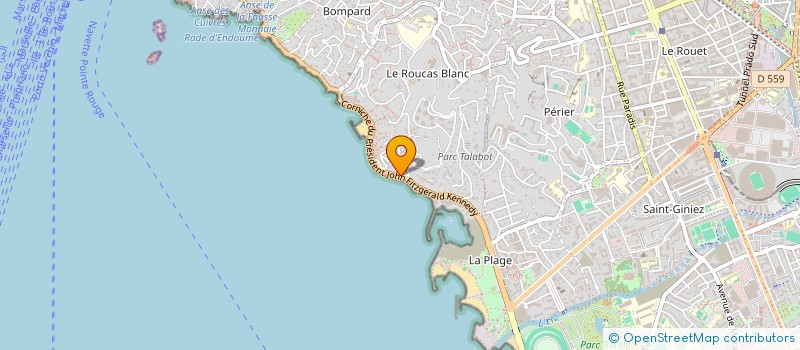localisation de l'entreprise CARLTON BEACH CURE à MARSEILLE 7