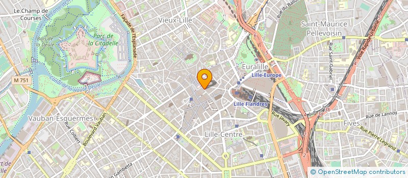 localisation de l'entreprise CARLTON LILLE INVESTISSEMENTS à LILLE