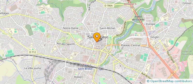 localisation de l'entreprise CARLUNA à SAINT-BRIEUC