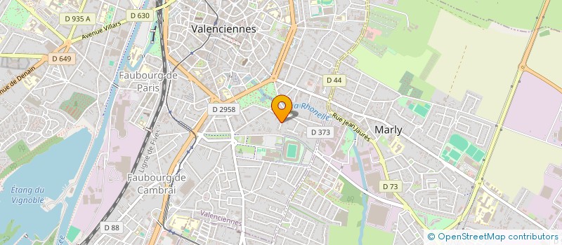 localisation de l'entreprise CARM à VALENCIENNES
