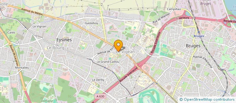 localisation de l'entreprise CARM  EYSINES