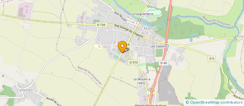 localisation de l'entreprise CARM INVEST à MANSLE-LES-FONTAINES