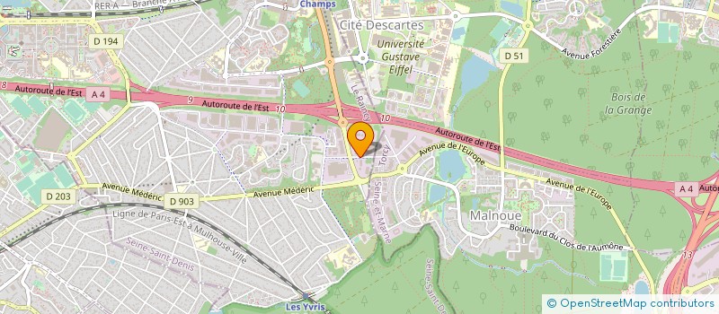 localisation de l'entreprise CARM NET  NOISY-LE-GRAND