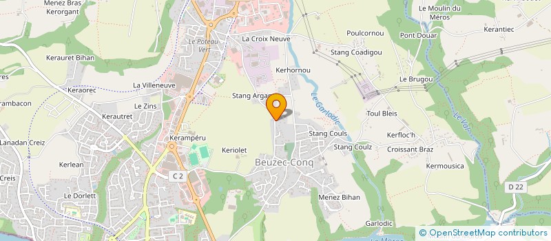 localisation de l'entreprise CARMA  CONCARNEAU