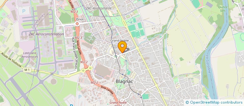 localisation de l'entreprise CARMA à BLAGNAC