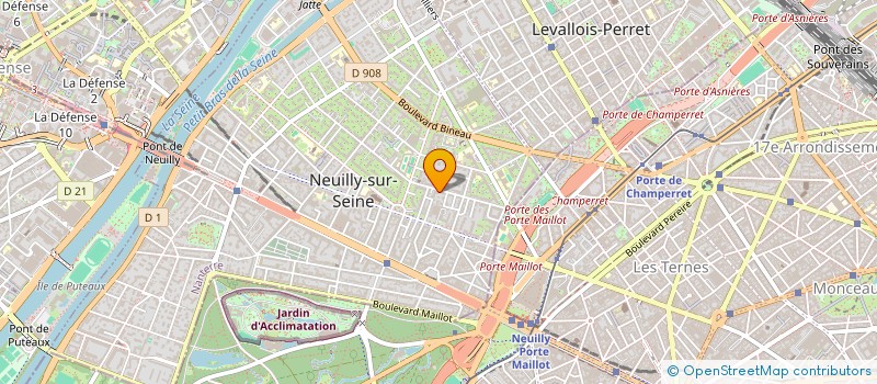 localisation de l'entreprise CARMA à NEUILLY-SUR-SEINE