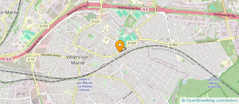 localisation de l'entreprise CARMA  VILLIERS-SUR-MARNE