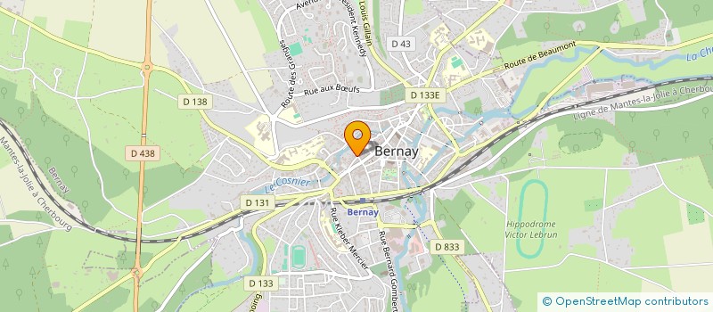 localisation de l'entreprise CARMA à BERNAY