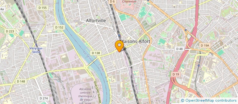 localisation de l'entreprise CARMA AUTO à ALFORTVILLE