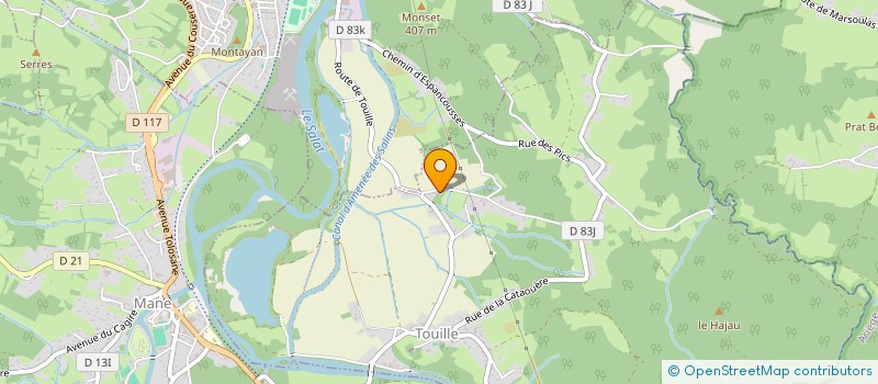 localisation de l'entreprise CARMA INVESTISSEMENTS  TOUILLE