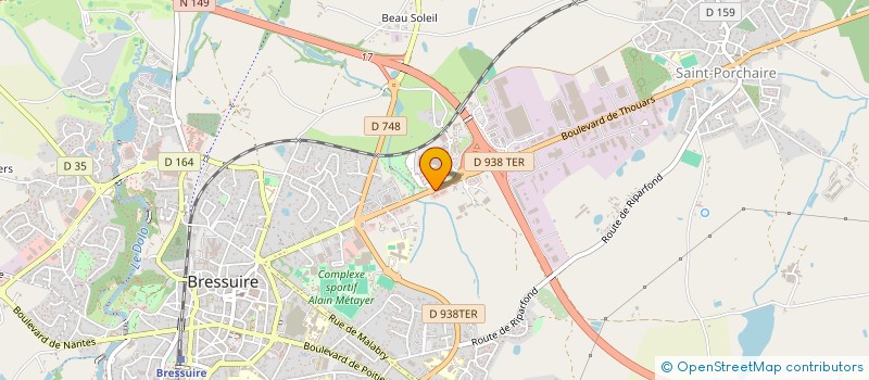 localisation de l'entreprise CARMA MINUTE  BRESSUIRE