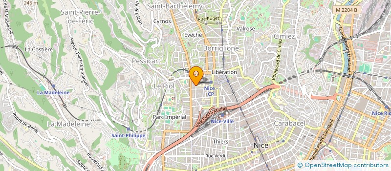localisation de l'entreprise CARMA NICDAB à NICE