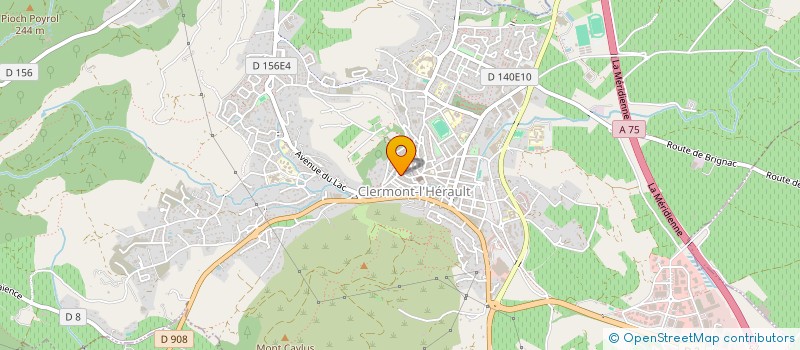 localisation de l'entreprise CARMAC  CLERMONT-L'HERAULT