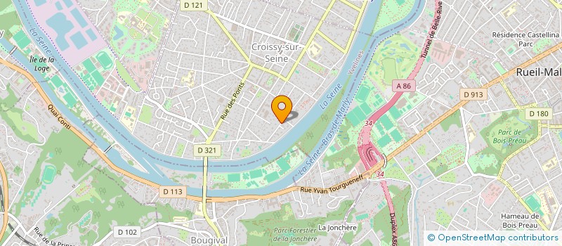 localisation de l'entreprise CARMAC  CROISSY-SUR-SEINE