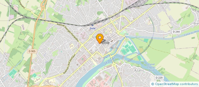 localisation de l'entreprise CARMADOLE  DOLE