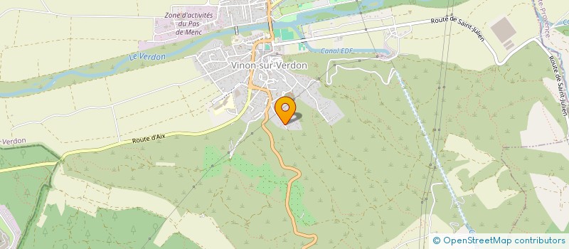 localisation de l'entreprise CARMAGNE  VINON-SUR-VERDON