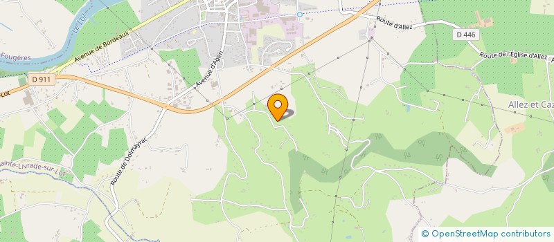 localisation de l'entreprise CARMAJU  SAINTE-LIVRADE-SUR-LOT