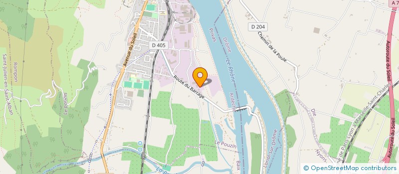 localisation de l'entreprise CARMAKER  LE POUZIN