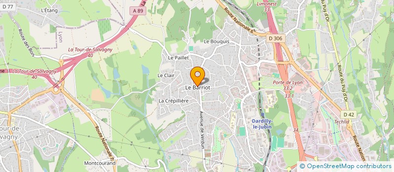 localisation de l'entreprise CARMALIS  DARDILLY