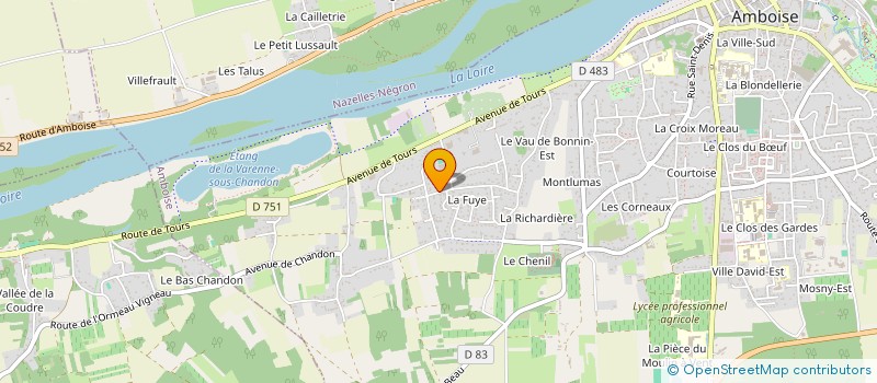 localisation de l'entreprise CARMAN  AMBOISE