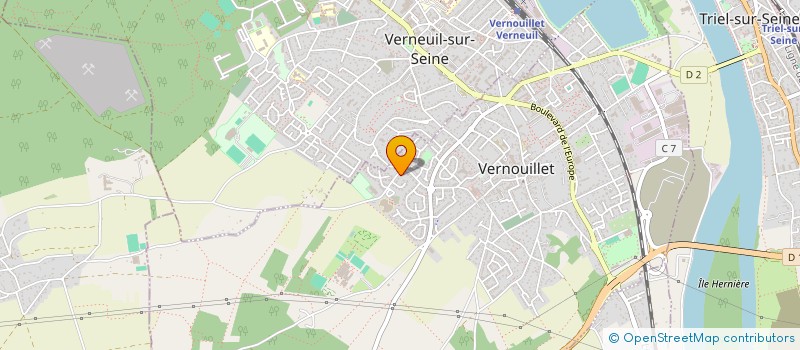 localisation de l'entreprise CARMAR  VERNOUILLET