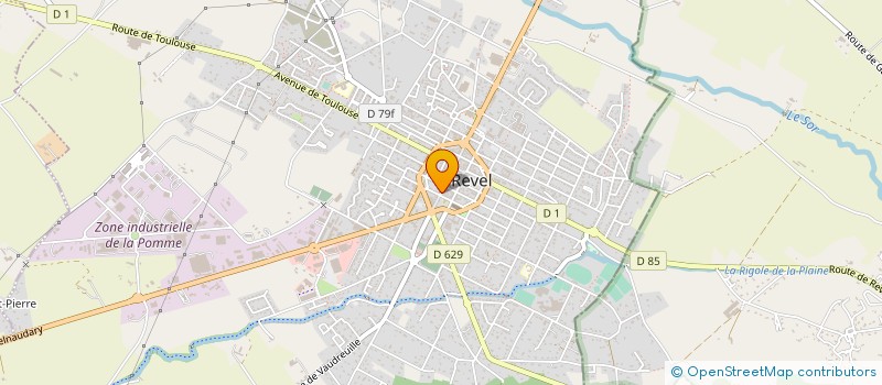localisation de l'entreprise CARMARAN à REVEL