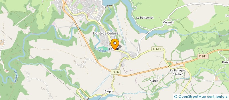 localisation de l'entreprise CARMARANS  LAGUIOLE