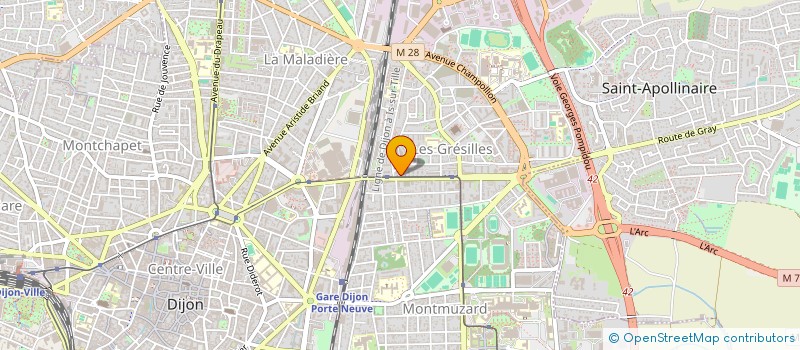 localisation de l'entreprise CARMAT à DIJON