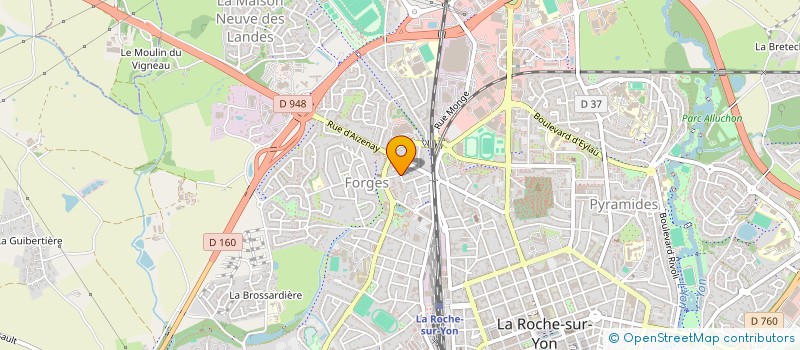 localisation de l'entreprise CARMATH MULTI-SERVICES à LA ROCHE-SUR-YON