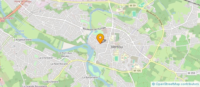 localisation de l'entreprise CARMATHO  VERTOU