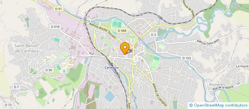 localisation de l'entreprise CARMAUX LOISIR ET PASSION à CARMAUX