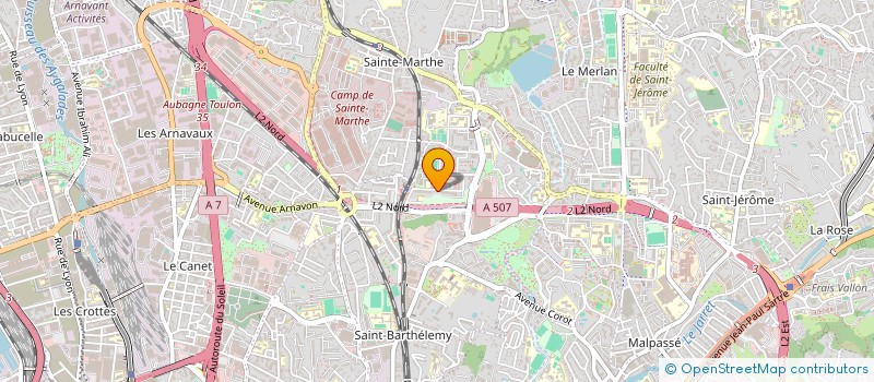 localisation de l'entreprise CARMAX 13  MARSEILLE