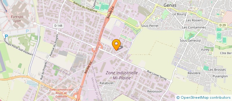 localisation de l'entreprise CARMAX à GENAS