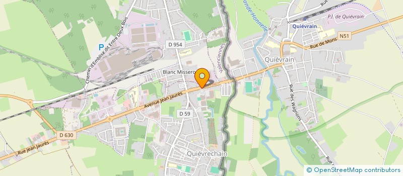 localisation de l'entreprise CARMBALDIS  QUIEVRECHAIN